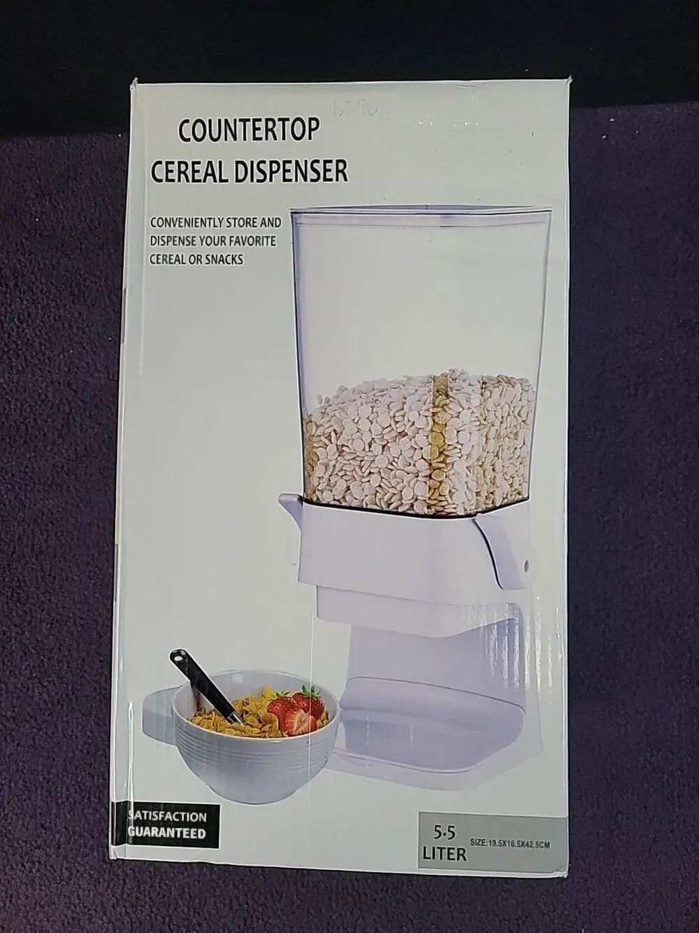 6290 Zeadesign Cereal Dispenser Countertop Cereal Container Storage